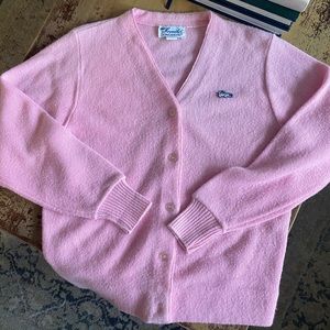 Vintage Lacoste Pink Cardigan